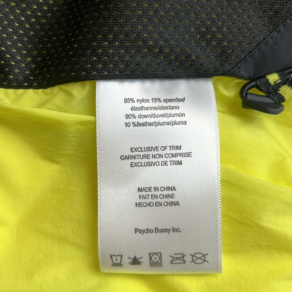 NW5T’S Psycho Bunny Anderson Down Puffer Vest X Large Men's Black Puffer Vest - Picture 4 of 16